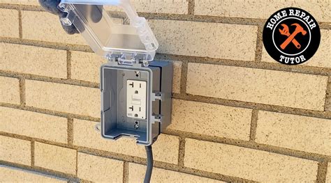 outdoor wall flush mount receptacle